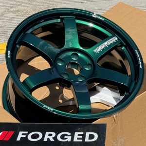 ล้อ Volk Racing TE37 <span class=keywords><strong>Te</strong></span> <span class=keywords><strong>37</strong></span> Saga Racing สีเขียว <span class=keywords><strong>SL</strong></span> 5x100 5x112 5x120 5x114.3 17 17x9 18x9 5x38 18x11 สำหรับรถยนต์ Brz GR86 FK8 S2000 - Product Image 5