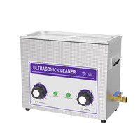 Machine de nettoyage ultrasonique 6L 180W adaptée aux bougies d'allumage, aux injecteurs de carburant, aux pistons, aux plaquettes de frein, aux pièces de transmission