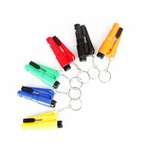 Wholesale Mini <b>Safety</b> Hammer <b>Keychain</b> Escape Car Life-saving Window Broken Emergency Glass Breaker - Product Image 5