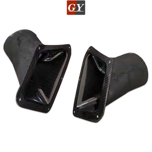 Fibra di carbonio NIS RC stile paraurti anteriore aria di raffreddamento condotto (coppia) per NISSAN 08- 370Z Z34 - Product Image 1