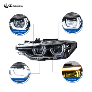 ไฟหน้า AKD Popular V2 สำหรับ BMW ซีรีส์ 3 F30 สีเหลืองขาว ไฟ LED สองสี ชุดอัพเกรดไฟหน้า ระบบไฟใหม่ - Product Image 3