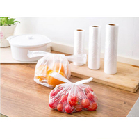Voedselveilige transparante productenzakken op rol, HDPE verpakkingszakken voor verse marktfruit en -groenten