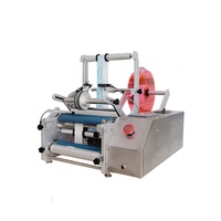 Étiqueteuse semi-automatique, distributeur d'étiquettes à rouleaux, solution pour flacons de pilules de 50 ml, Dater