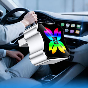 Adaptateur Carplay USB Argenté Plug and Play 2 en 1 Adaptateur Carplay Filaire vers Sans Fil - Product Image 1