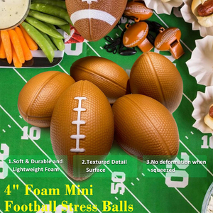 Mini Balones de Fútbol de Espuma de 4 Pulgadas para Fiestas Deportivas, Pequeños Balones para Carnaval Escolar - Product Image 3