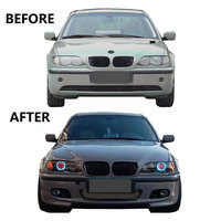FW Factory Parts Accessoires Kit Carrosserie MT Style Pare-chocs Avant Arrière Bodykit Mise À Niveau pour BMW Série 3 E46 98-04 à MT 2 ou 4 Portes