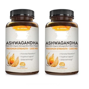Capsules de pilules d'extrait de végétalien biologique, vente en gros, prix de gros, supplément Ksm 66 - Product Image 1