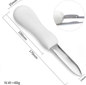 Cuchillo para Abrir Ostras DFO01, Cuchillo para Abrir Almejas con Mango de Poliéster Antideslizante, Abridor de Mariscos, Herramientas para Mariscos - Product Image 2