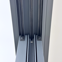 Fenêtre coulissante en verre avec cadre en aluminium étanche et moustiquaire de sécurité pour balcon, certifiée AS2047, fenêtre en alliage résidentielle, fabrication en usine