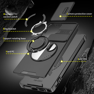 Funda Protectora para Cámara con Soporte Magnético y Anillo de Soporte para Teléfono Móvil Samsung Galaxy S26 S25 S24 Ultra Plus - Product Image 3