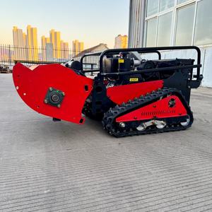 Tondeuse à gazon robotisée à chenilles télécommandée, mini <span class=keywords><strong>robot</strong></span> tondeuse à fléaux, tondeuse à fléaux télécommandée, vente chaude - Product Image 6