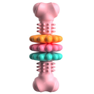 Colorido TPR <span class=keywords><strong>Bone</strong></span> Shape Luxury Classic <span class=keywords><strong>3D</strong></span> <span class=keywords><strong>Dog</strong></span> Chew Toy para perros extra grandes-Dentición y aburrimiento Buster - Product Image 3