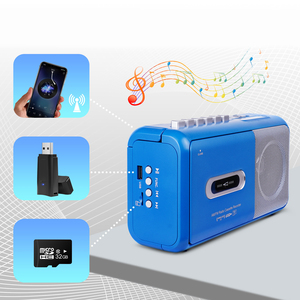 Retro Portable Cassette Recorder AM FM Radio BT <b>USB</b> TF Card Dual <b>Speakers</b> For Home Office Travel Use Stereo Boombox - Product Image 2