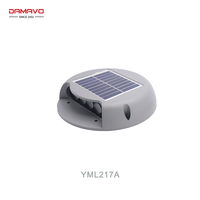 DAMAVO Extérieur 2W 4W LED Navigation Deck Éclairage Aluminium Plastique Étanche Solaire Deck Lights Piston Marine Supplies
