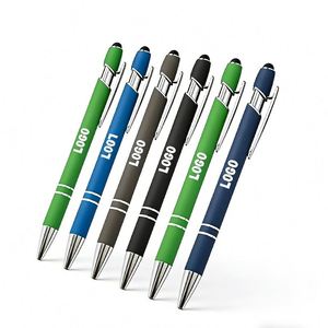 Wholesale Aluminum Touch Screen Stylus <b>Pen</b> Custom Logo Ballpoint Promotional Business <b>Gift</b> Metal Personalized <b>Pens</b> with Logos - Product Image 1