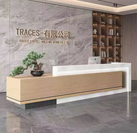 Panneau MDF en bois au design moderne Réception pour hôtels bureaux bars salons ateliers