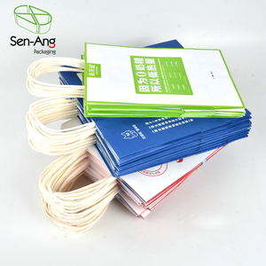 Kích thước lớn không thấm mỡ tái chế Kraft Túi giấy với phẳng xử lý bền cho Takeaway thực phẩm hoặc sử dụng cho quần áo & giày - Product Image 4