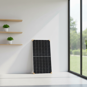 Panel Solar Monocristalino Sairifo de 650W con Marco Negro y Doble Vidrio para Celdas Divididas, Nivel 1, 22.8% de Eficiencia, 25 Años de Garantía, Alta Eficiencia - Product Image 1