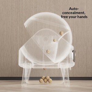Bac à litière intelligent pour chat, entièrement automatique, infrarouge, anti-pincement, à vide automatique, en PP épais, extra large, facile à nettoyer, pour animaux <span class=keywords><strong>de</strong></span> compagnie - Product Image 4