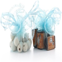 Sacs d'emballage créatifs en organza pour mariage avec poignée à cordon de serrage et tulle à paillettes pour bonbons et œufs