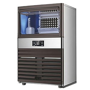 Machine à glaçons en cubes, mini bac à glaçons en cuivre, compresseur haute puissance, minuterie intelligente, nettoyage automatique, fabrication de glaçons sur <span class=keywords><strong>24h</strong></span>, <span class=keywords><strong>restaurant</strong></span> A++ - Product Image 4