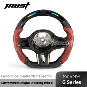 Volante LED de Fibra de Carbono Personalizado para BMW Serie G 440i 340i 330i G05 G20 G21 G22 G29 G30 G87 X5 X6 X3M X4M M2 M3 M4 M5 <span class=keywords><strong>Z4</strong></span> - Product Image 2