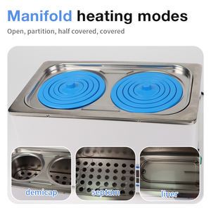 Neuankömmling Heizung Wasserbad Maschinen labor 2 Löcher Edelstahl ausrüstung Digital anzeige Thermostat isches Wasserbad Labor - Product Image 6