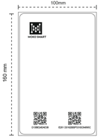 Produsen Tag RFID Stiker Pelacak Aset Sekali Pakai BLE 5.0/5.3 dengan SDK Gratis Grosir untuk Pelacakan Aset