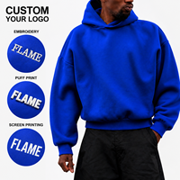 Sweat à capuche épais coupe courte et ample, style streetwear personnalisé, vente en gros OEM