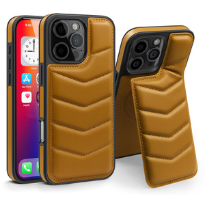 Funda magnética tipo cartera con soporte invisible y ranuras para tarjetas, con forro de plumón, para S24 S24ULTRA - Product Image 4
