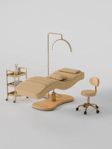 Nueva Cama de Masaje de Belleza Moderna y Lujosa, Cama de Spa Facial para Salón de Belleza, Cama Ajustable y Reclinable para Extensión de Pestañas y Cejas - Product Image 2