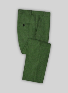 Trajes De Lino verde <span class=keywords><strong>para</strong></span> hombre, esmoquin De <span class=keywords><strong>boda</strong></span>, conjuntos De chaqueta De moda De negocios, conjuntos De chaqueta hechos a medida De dos piezas (chaqueta + pantalones), Conjuntos De Chaqueta - Product Image 4