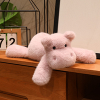 Jouets en peluche doux, animaux de la forêt, éléphant, lapin, renard, décoration de bureau, animaux en peluche personnalisés, jouets en peluche sur mesure