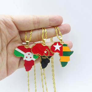 Llavero personalizado chapado en oro esmaltado con bandera europea, llavero de acero inoxidable, regalo de recuerdo, collar con colgante de moda de Metal - Product Image 2