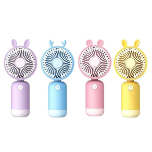 Ventilador de Mano Portátil Mini de Dibujos Animados CITICITY para Niños, Plegable, Diseño de Conejo, Oso y Ciervo, Recargable con Batería, para Viajes al Aire Libre - Product Image 2