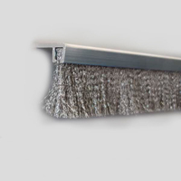Brosses métalliques personnalisées OEM en alliage d'aluminium, cuivre plaqué, acier inoxydable, longueur des poils 3-12 cm, pour le nettoyage de pièces de machine, modèle 062
