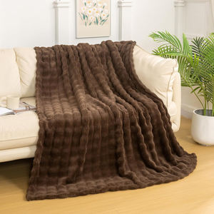 Direct Factory Price <b>Flannel</b> Jacquard Patterned 100% Polyester Eco-Friendly All-Season Throw Blanket Personal Style Accessory - Product Image 2