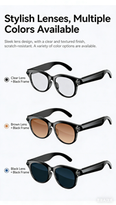 Lentes Inteligentes M89AI <span class=keywords><strong>de</strong></span> Nuevo Estilo, Lentes con Cámara HD <span class=keywords><strong>de</strong></span> 720P, Grabadora <span class=keywords><strong>de</strong></span> Video Impermeable IPX-5, Traducción por IA, Cómodas <span class=keywords><strong>de</strong></span> Usar - Product Image 2