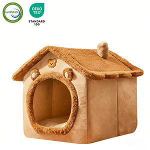 Yangyangpet - Casa de Campaña Plegable Premium para Mascotas, Cueva Interior de Felpa Cómoda para Perros de Razas Pequeñas - Product Image 6