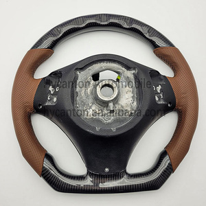 Volante Deportivo Personalizado con Indicador de Cambio de Marcha, Fibra de Carbono para <span class=keywords><strong>BMW</strong></span> M3 E90 E92 E93, Volante de Cartón PU, Pieza Automotriz Duradera - Product Image 2