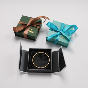 Luxury Colorful Cardboard Paper Bracelet Necklace <b>Ring</b> Earrings Gift Jewelry <b>Boxes</b> Packaging with Custom Logo - Product Image 4