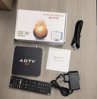 Receptor de TV Digital Satelital ADTV Android Híbrido 4K DVB S2X T2 C, Receptor Inteligente OTT, Compatible con H.265 HEVC, IPTV