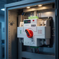 Interrupteur de transfert automatique à double alimentation 4P 125A Protection contre les pannes de courant