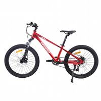Rangka Aluminium Alloy 7-Speed Rem Cakram Ganda Sepeda Gunung M22 Chasing Wind 22-inci Tanpa Suspensi