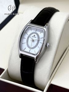 Women's watch with fashionable <b>bucket</b>-shaped case, shell-shaped bezel and small dial, a casual and elegant wristwatch. - Product Image 5