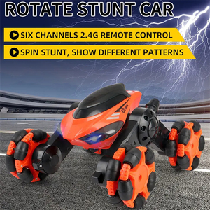 Mát ánh sáng âm nhạc trôi RC diễn viên đóng thế xe tải đồ chơi 6CH 2.4G điều khiển từ xa quay Xe đồ chơi - Product Image 2