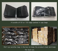 Sacs d'emballage noirs personnalisés imprimés, compostables, en PET+VMPET+PE+AL, de qualité alimentaire, avec fermeture éclair et valve, fond plat, pour grains de café