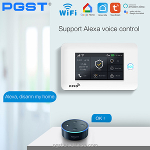 PGST Factory Anti-Diebstahl-Sicherheits alarmsysteme Hot Sale 4G WiFi Smart Home Touchscreen RFID-Funktion GSM-Netzwerk 433MHz ABS - Product Image 3