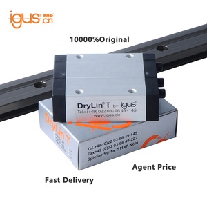 10000% Rail en aluminium <span class=keywords><strong>IGUS</strong></span> d'origine 800mm 1200mm Allemagne chariot de bloc TW-01-20 20mm roulement à glissière Guides linéaires antirouille - Product Image 1