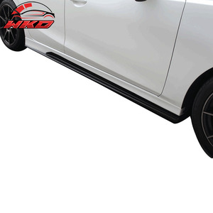 เหมาะสำหรับมาสด้า 3 4 ปี 2014-2018 สเกิร์ตข้างทรง K สีดำดิบ - Product Image 2